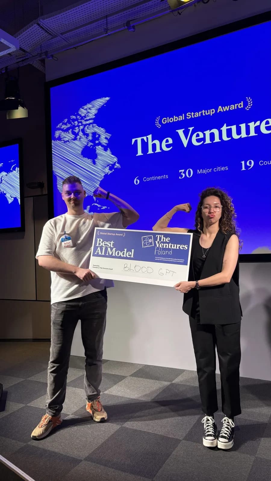Best AI Model — The Ventures award